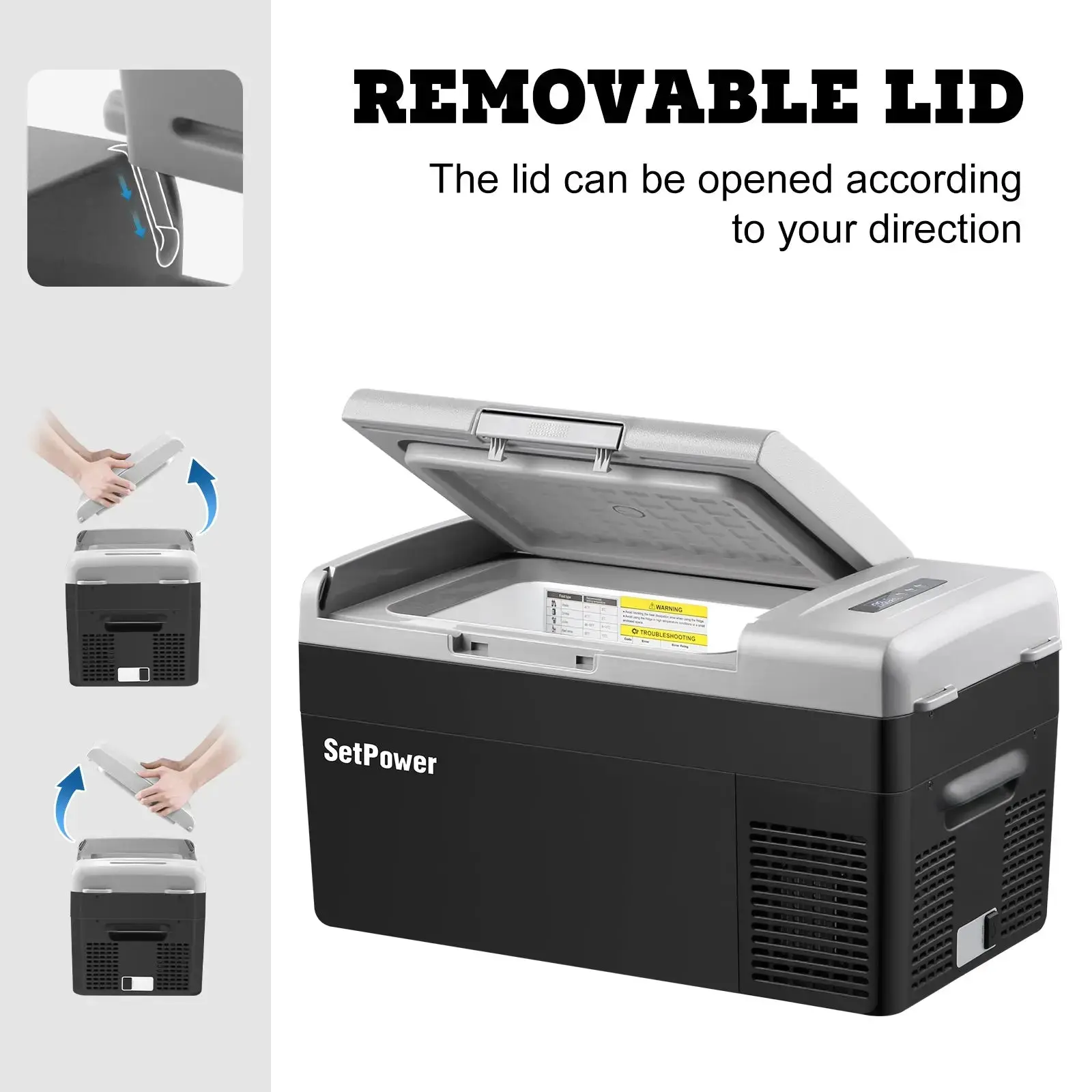 Setpower FC20 Car Refrigerator 12 Volt Fridge Freezer for Van 21Qt - Image 4