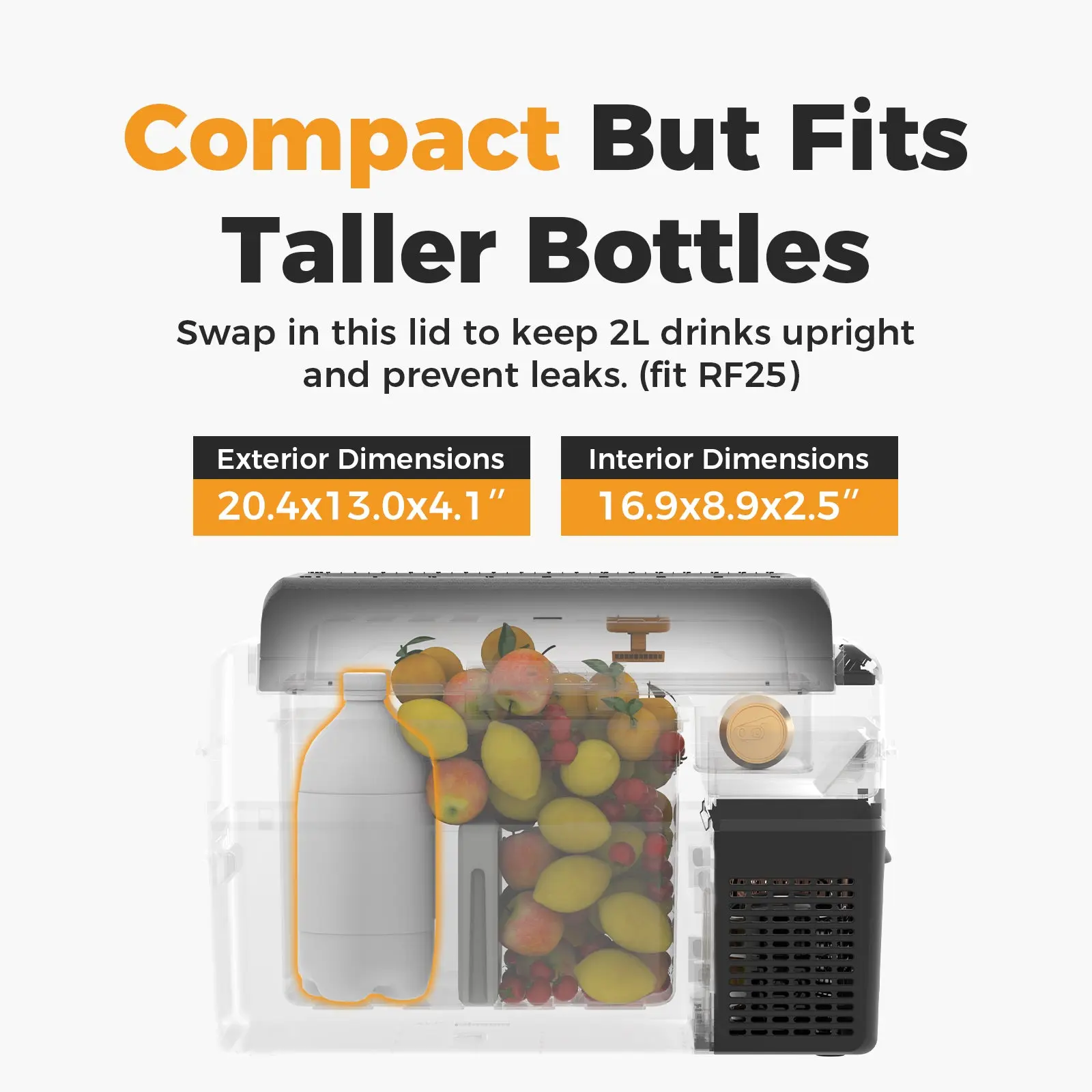 Only $49.99 | NEW RF Tall Lid for RF20/25 Car Fridge | Add 7QT Capacity - Image 4