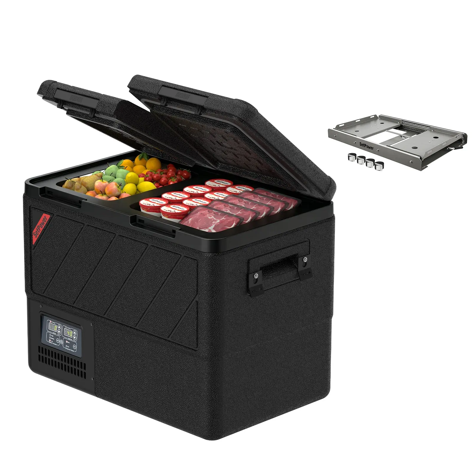 New Colour New Upgrade | Setpower DT45 Dark Black 12v Fridge Portable Refrigerator 48QT - Image 11