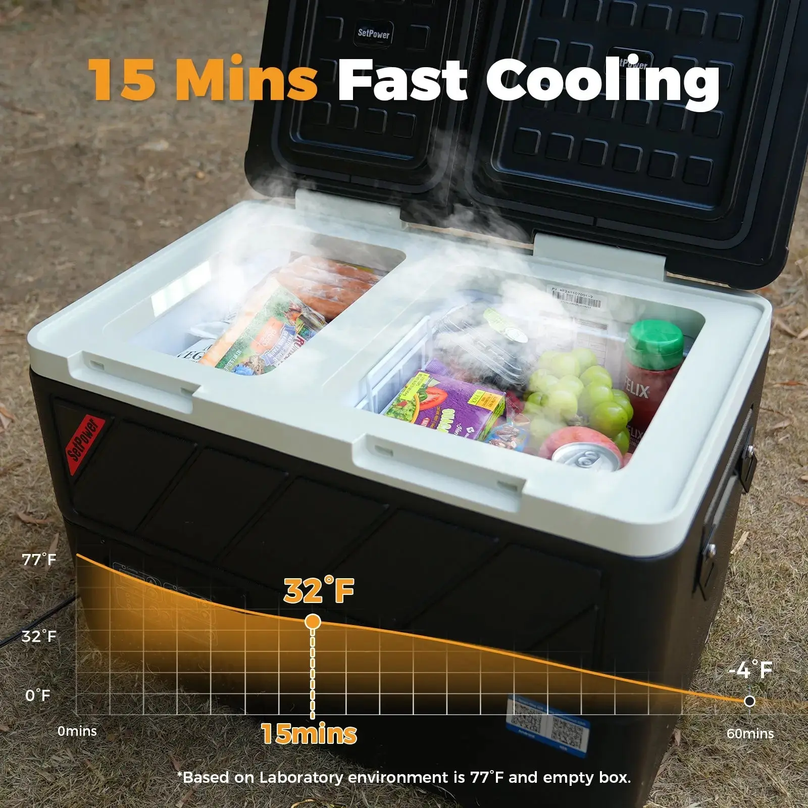 Setpower DT55 Car Cooler for Vehicles 12 Volt Freezer Car Fridge 59Qt - Image 9