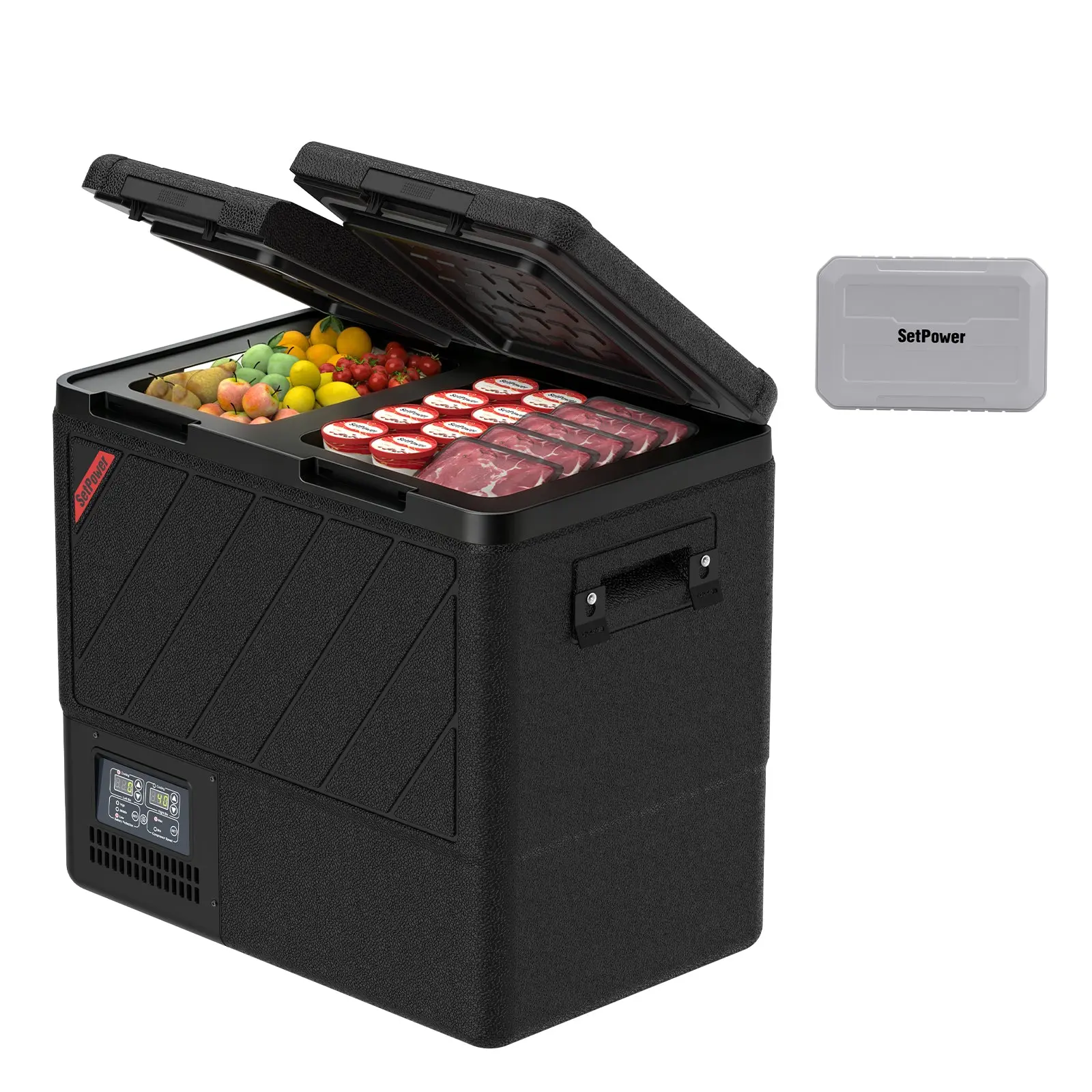 New Colour New Upgrade | Setpower DT55 Dark Black 12 Volt Refrigerator Portable Fridge 59Qt - Image 10