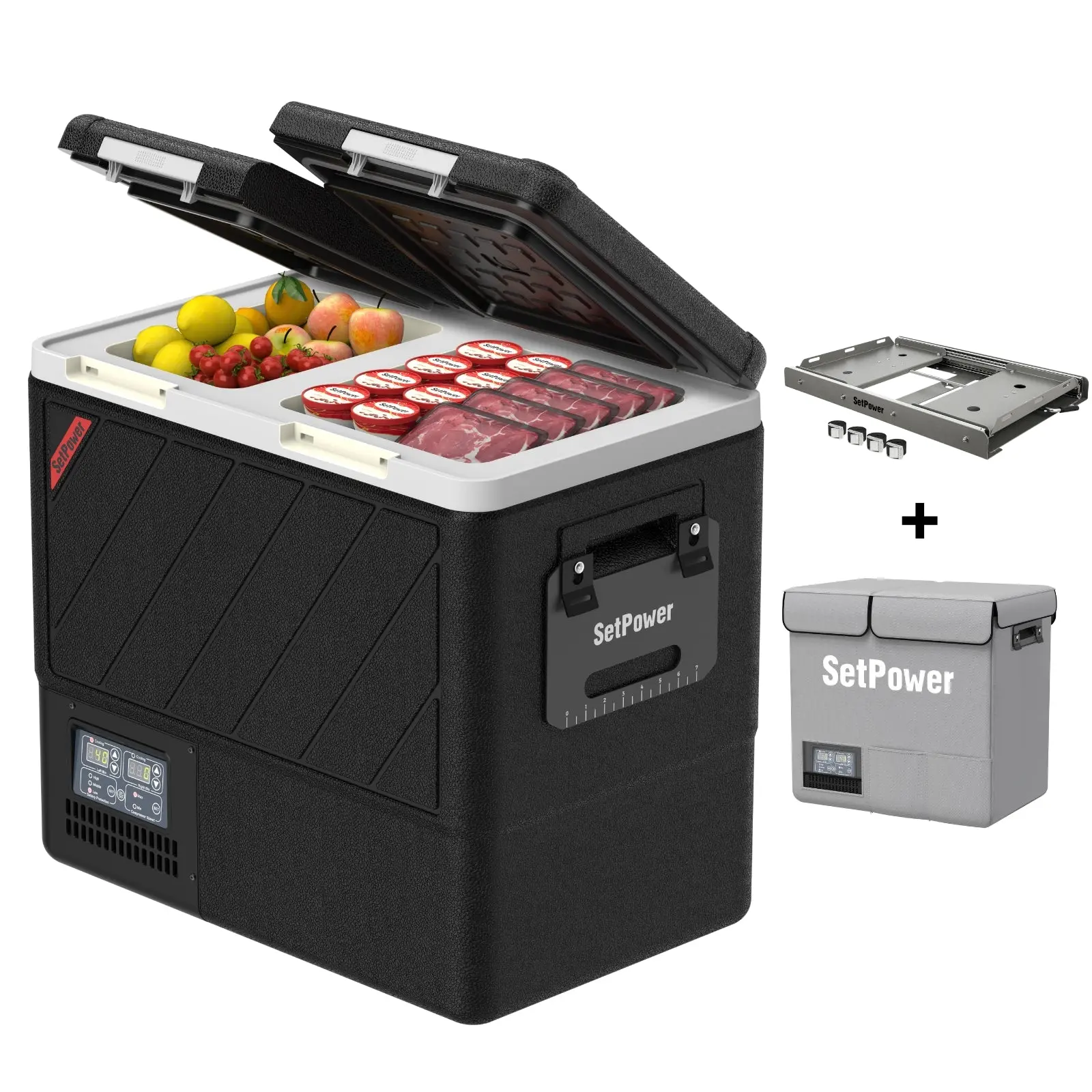 Setpower DT55 Car Refrigerator 12 Volt Freezer With Slide Battery - Image 9