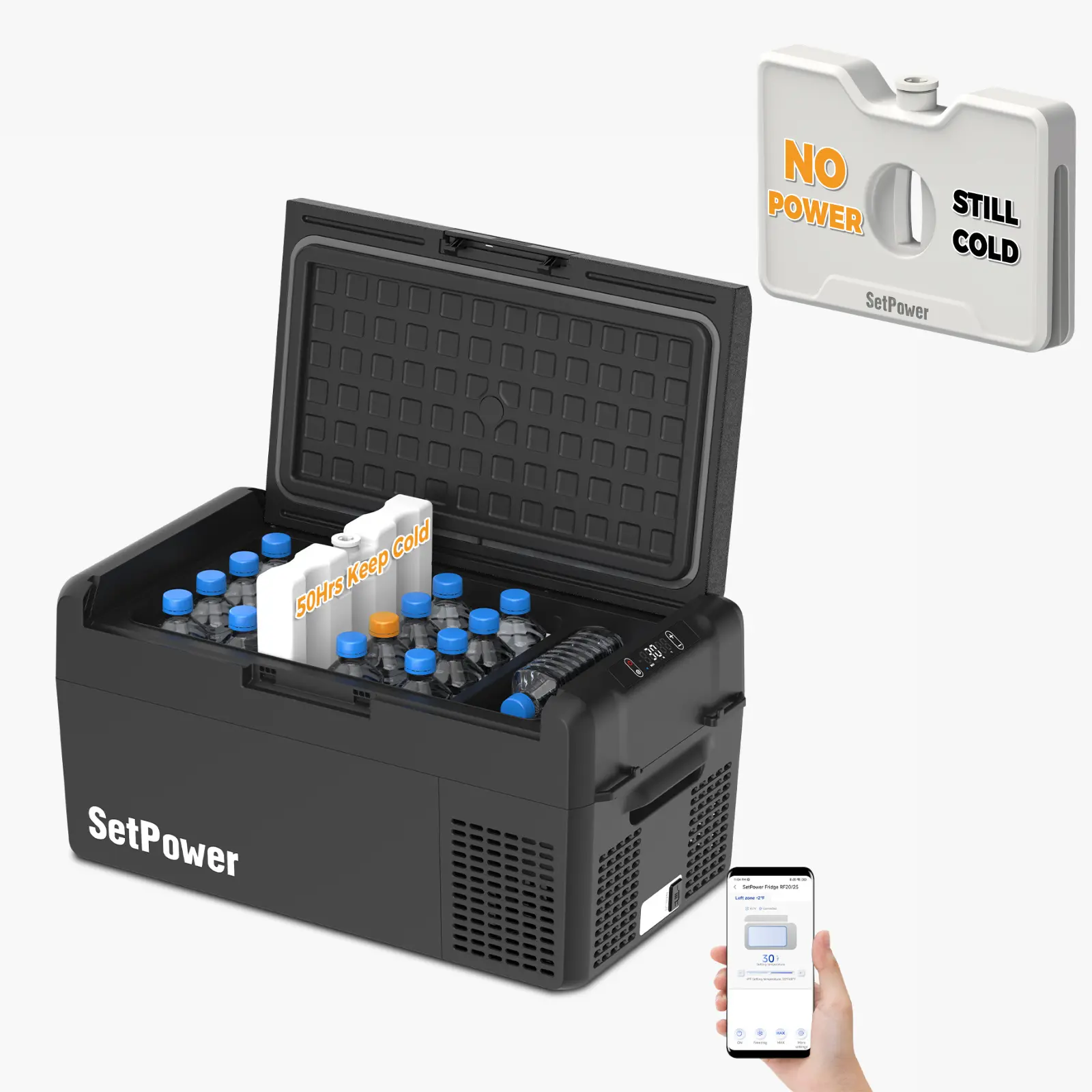 Setpower RF20 Electric Cooler 12 Volt Freezer Car Refrigerator 21Qt - Image 11