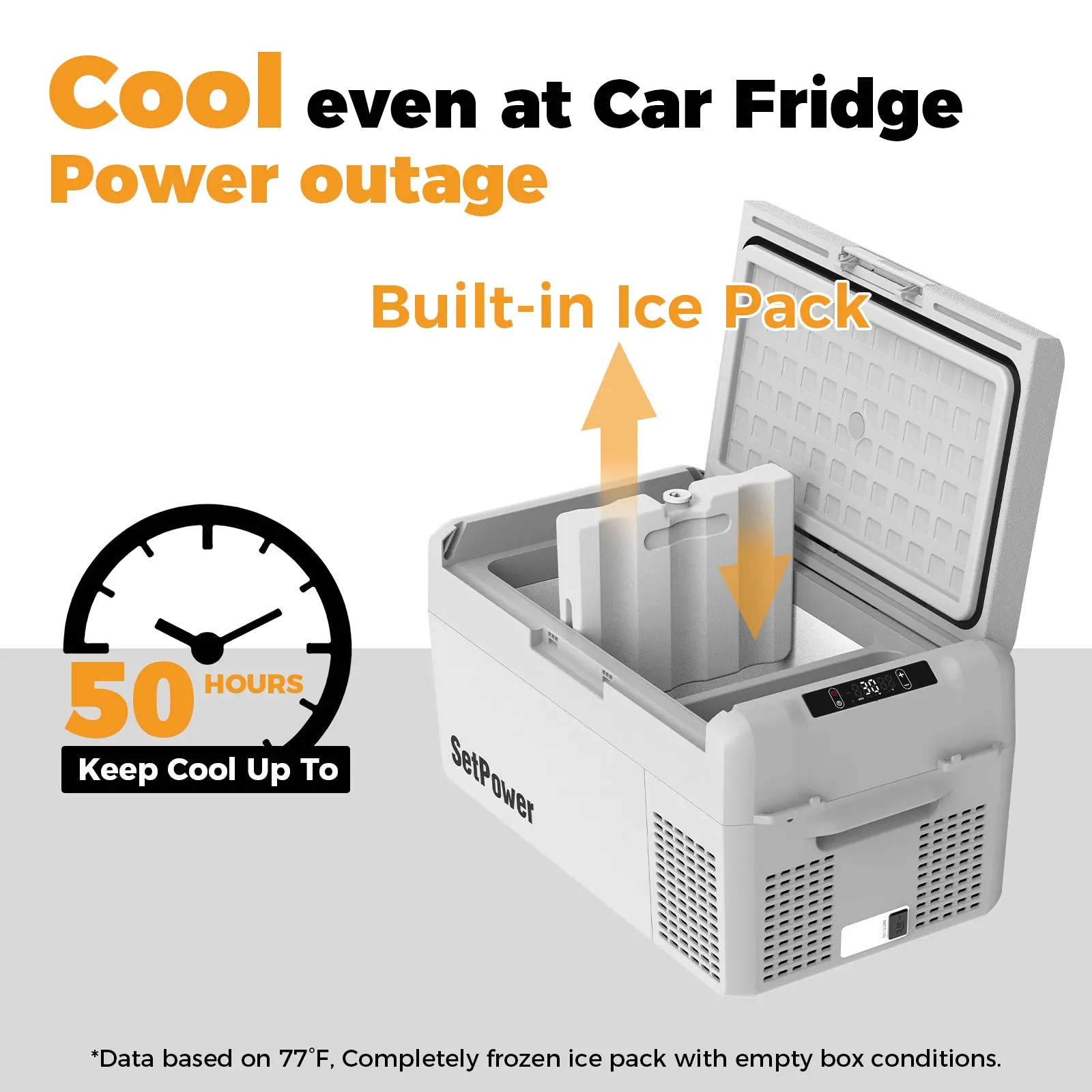 Setpower RF20 Electric Cooler 12 Volt Fridge Freezer Bundle for Tesla - Image 3