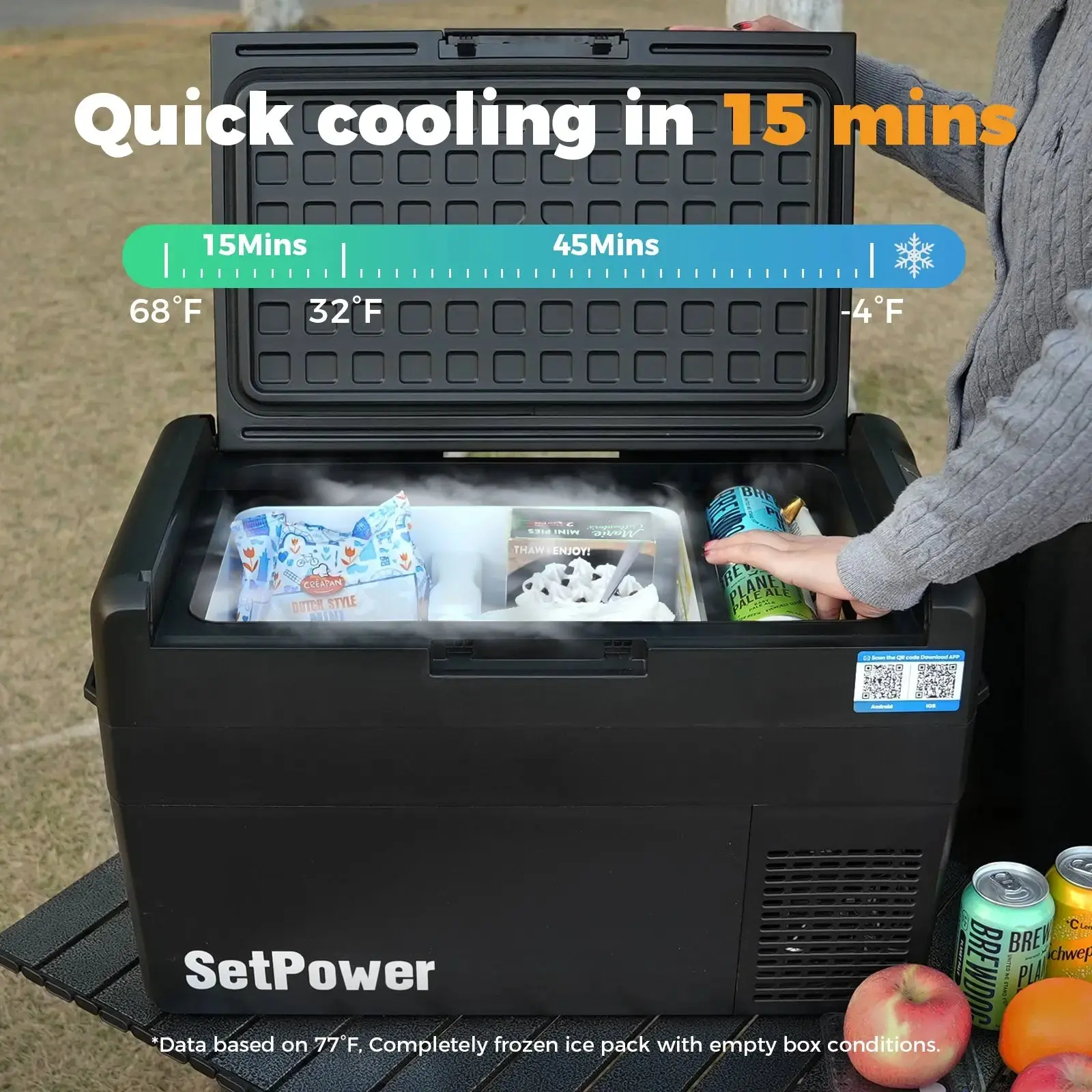 Setpower RF25 Electric Cooler 12 Volt Freezer Car Refrigerator 27Qt(Ship Out August 5th) - Image 7