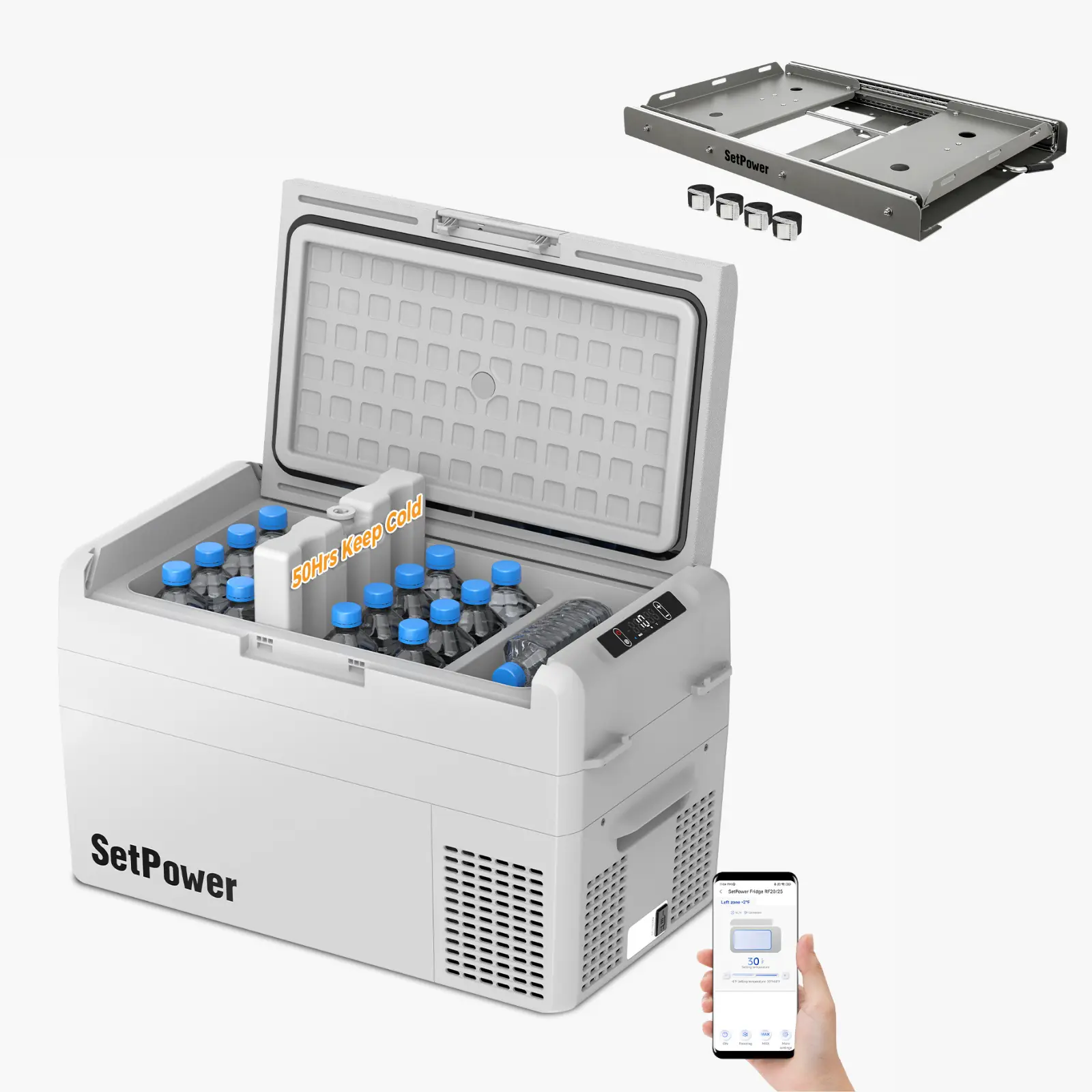SetPower RF25 12V Car Cooler 27Qt Electric Fridge for Tesla Road Trips - Image 11